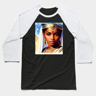 Nubian Egyptian Princess Baseball T-Shirt